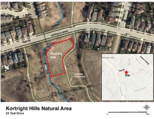 Map of planting area